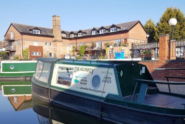 Day boat for hire at union wharf market harborough
