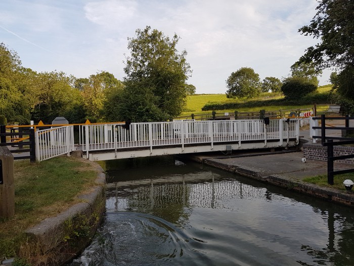 Foxton Road swing bridge Union Wharf Market Harborough