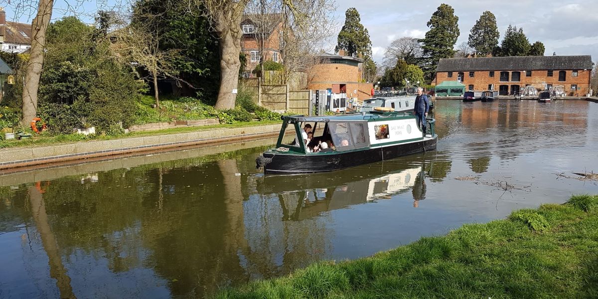 Skippered canal boat trip
