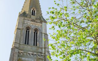 The tower in Market Harborough
