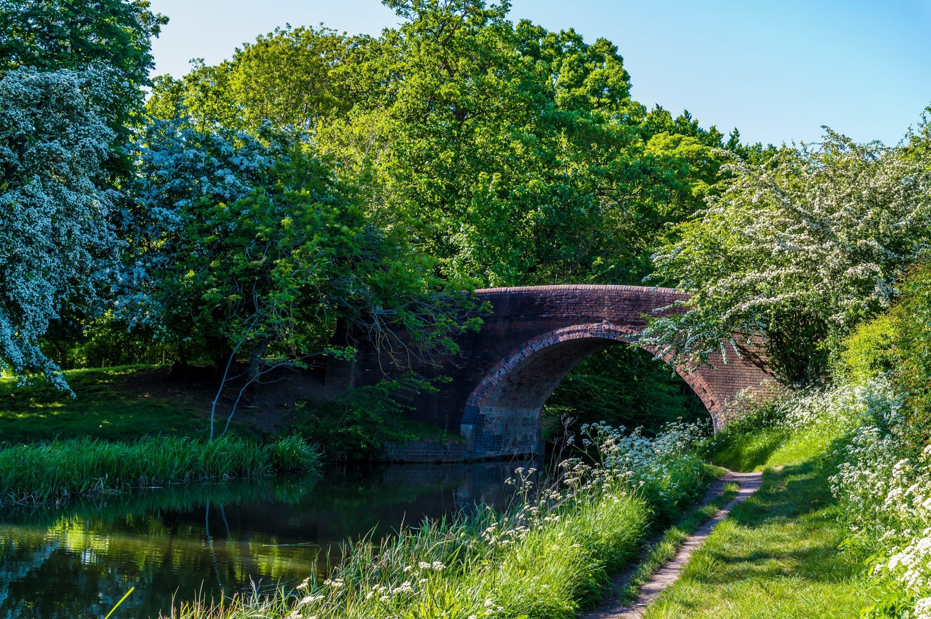 The beautiful rural Wistow and its canals, one of the destinations available with Union Wharf.